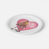 カメルバレンタインデー ペーパープレート (アングル)