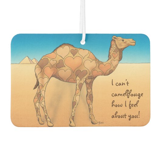 カメルフラージュ カーエアーフレッシュナー (正面)