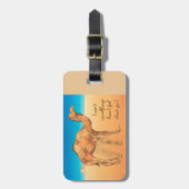 カメルフラージュ ラゲッジタグ (正面縦)