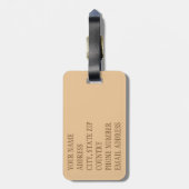 カメルフラージュ ラゲッジタグ (裏面縦)
