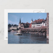 カメルブリュッケ(チャペル橋),ルツェルヌスイス ポストカード (正面/裏面)