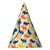 カメルブルーバクトリアン2ハンプパーソナライズされたス パーティーハット (右)