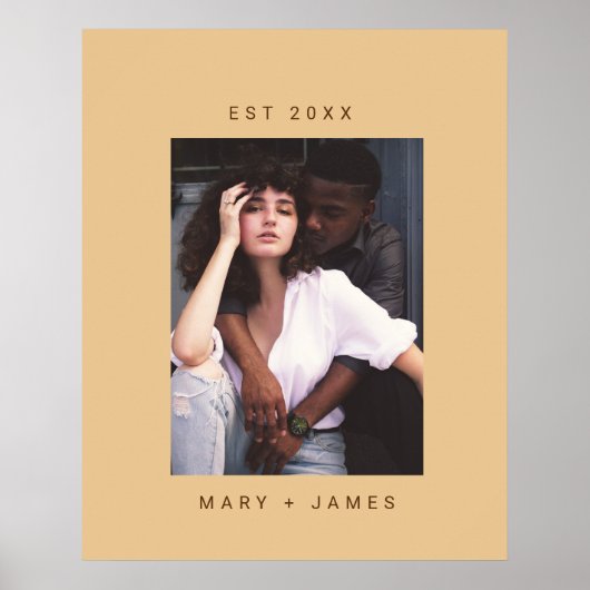 カメルミニマルカスタムリスト文字 ポスター (正面)