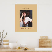 カメルミニマルカスタムリスト文字 ポスター (キッチン)