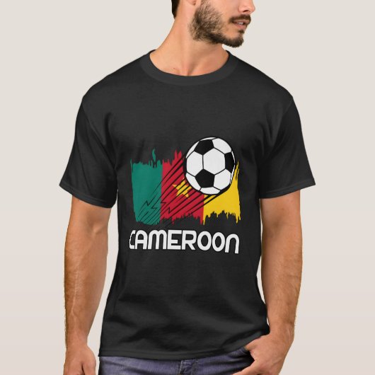 カメルーンのサッカーファン Tシャツ (正面)