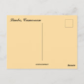 カメルーンのリムベ岬 ポストカード (裏面)