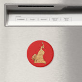 カメルーンの地図マグネット マグネット (インサイチュ (食洗機))