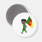 カメルーンの少年 マグネット (正面/裏面)