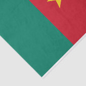 カメルーンの愛国的な国旗 薄葉紙 (詳細)