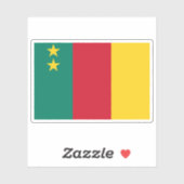 カメルーンの第2国旗（1961年～1975年） シール (シート)