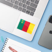 カメルーンの第2国旗（1961年～1975年） シール (ノートパソコンとiPhone)