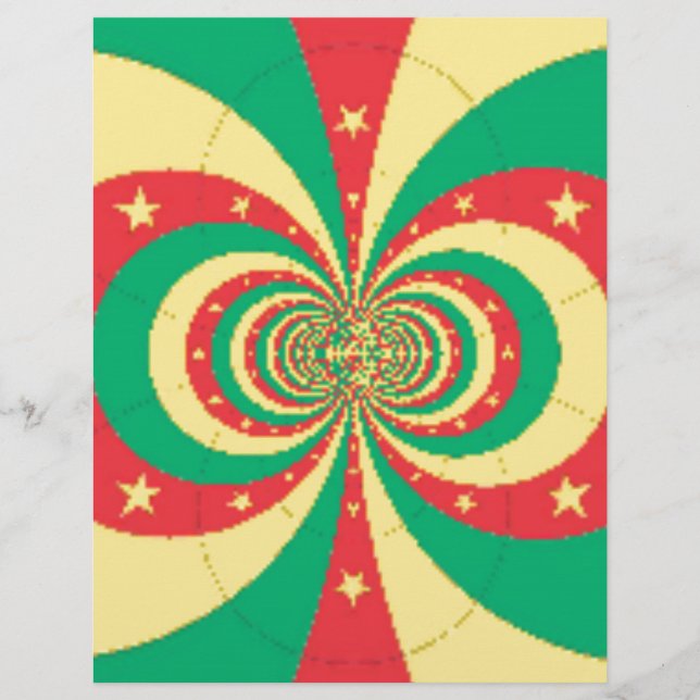 カメルーンの精神：不屈のライオンズ国旗の芸術 (正面)