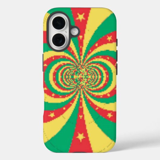 カメルーンの精神 | 屈しないライオンの旗 Case-Mate iPhoneケース (裏面)