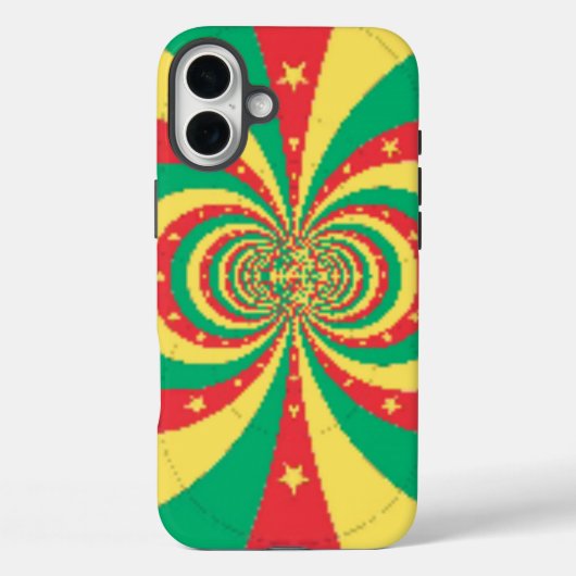 カメルーンの精神 | 屈しないライオンの旗 Case-Mate iPhoneケース (裏面)