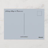 カメルーンの魚釣り村 ポストカード (裏面)