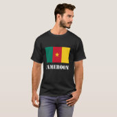 カメルーンカメルーン根カメルーンプライドカメラ Tシャツ (正面フル)