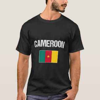 カメルーンプライド伝統ギフトカメルーン国旗 Tシャツ