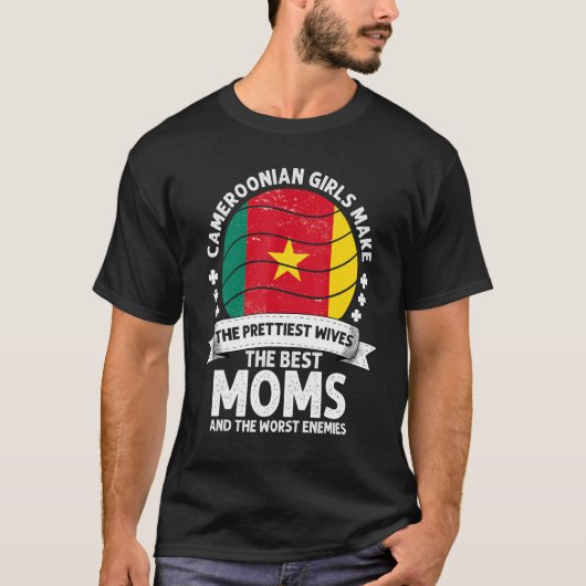 カメルーン人ママ 母の日 ママ カメルーン系アメリカ人 Tシャツ (正面)