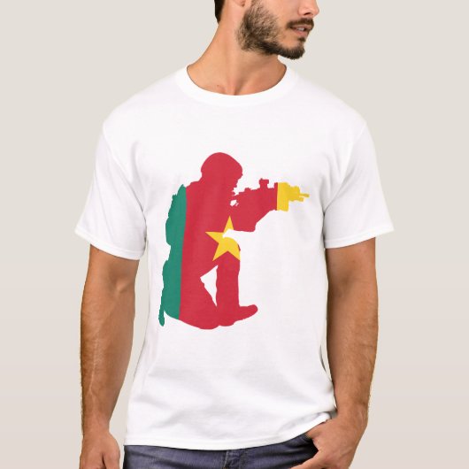 カメルーン印 Tシャツ (正面)