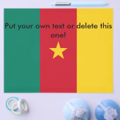 カメルーン国旗のフライヤー チラシ (シングル)