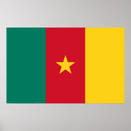 カメルーン国旗のポスター ポスター