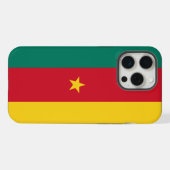 カメルーン国旗のApple iPhone 15 Pro Maxケース iPhoneケース (裏面横)