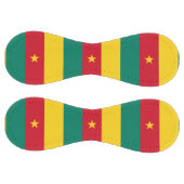 カメルーン国旗を持つ愛国的なソフトボール ソフトボール (パネル)