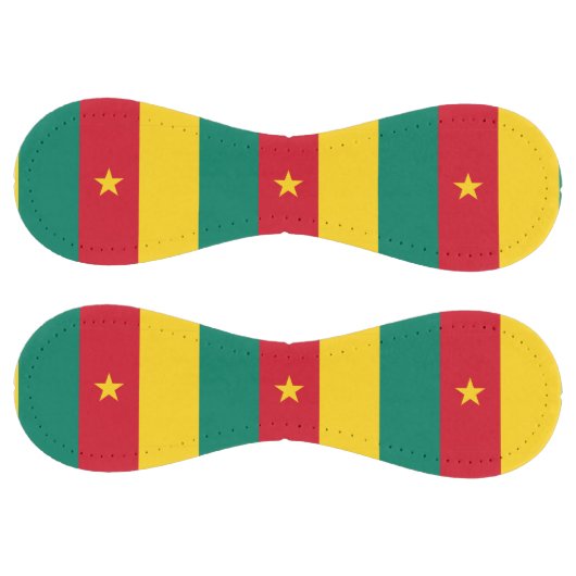 カメルーン国旗を持つ愛国的なソフトボール ソフトボール (パネル)