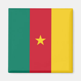 カメルーン国旗を持つ磁石 マグネット