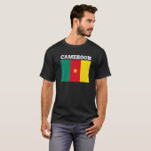 カメルーン国旗プライドカメルーン国旗 Tシャツ (正面フル)