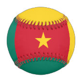 カメルーン国旗、カメルーン・スポーツ/野球ボール 野球ボール (正面)