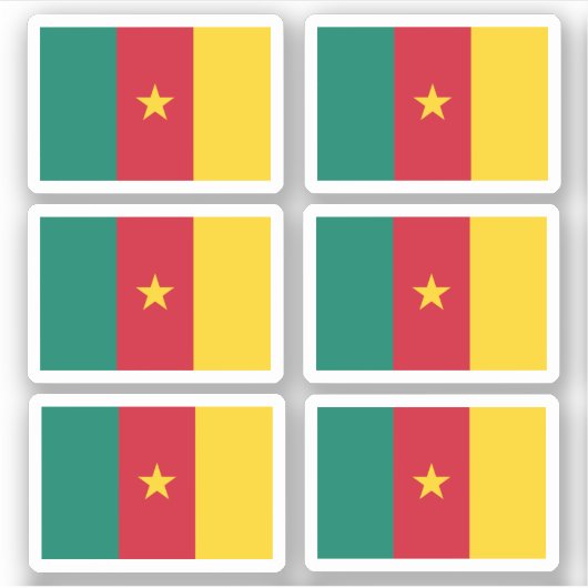 カメルーン国旗 – コレクションシール シール (正面)