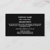 カメルーン国旗・コート・オブ・アームズ、カメルーン国旗 名刺 (裏面)