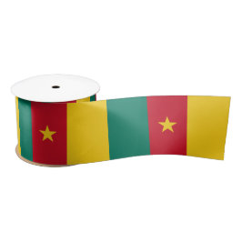 カメルーン国旗 サテンリボン