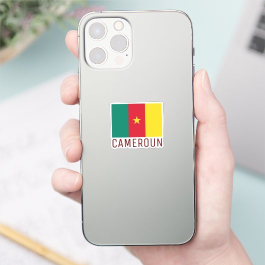 カメルーン国旗 シール (スマートフォン)