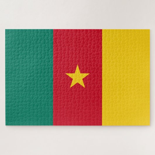 カメルーン国旗 ジグソーパズル (横)