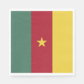 カメルーン国旗 スタンダードランチョンナプキン (正面)