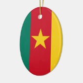 カメルーン国旗 セラミックオーナメント (左)