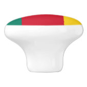 カメルーン国旗 セラミックノブ (側面)