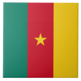 カメルーン国旗 タイル