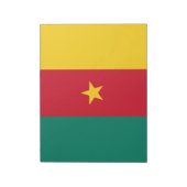 カメルーン国旗 ノートパッド (回転)