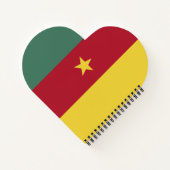 カメルーン国旗 ノートブック (裏面)