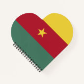 カメルーン国旗 ノートブック (正面)