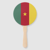 カメルーン国旗 ハンドファン (裏面)