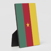 カメルーン国旗 フォトプラーク (側面)
