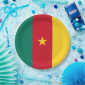カメルーン国旗 ペーパープレート (パーティー)