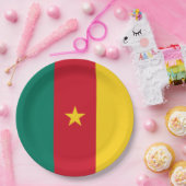 カメルーン国旗 ペーパープレート (パーティー)