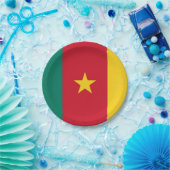 カメルーン国旗 ペーパープレート (パーティー)