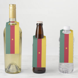 カメルーン国旗 ボトルネックタグ