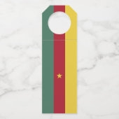 カメルーン国旗 ボトルネックタグ (裏面)